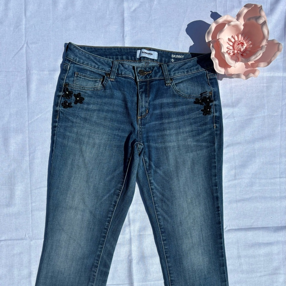 Sonoma, size 6, Blue Jeans